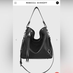 Rebecca Minkoff Black M.A.B. Hobo bag NWOT